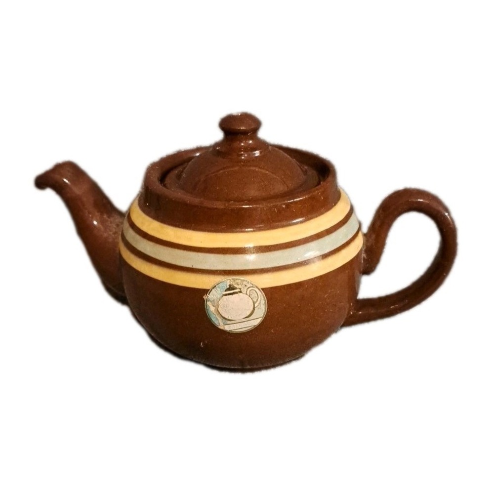 Vtg Brown Betty Teapot Never Used. Alcock, Lindley & Bloore Made In England...